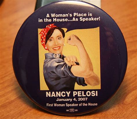 Nancy Pelosi Pin This Pin Was Handed Out During Speaker Na Flickr