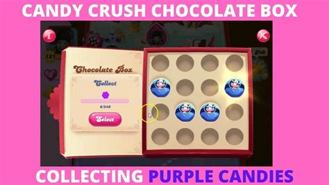 Candy Crush Saga Chocolate Box Challenge Purple Candies Level 3246