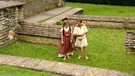 Bbc Two Primary History Romans In Britain Roman Relaxation The Remains Of Chedworth Villa