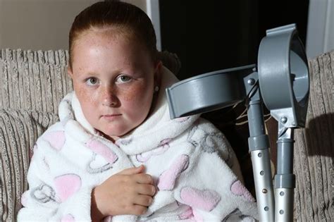 Girl Scarred For Life After Her Legs Are Cut To Ribbons In Mirror