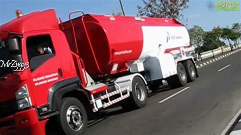 Isuzu Giga Fvr34th 240 Fuel Tanker Truck Pertamina Youtube