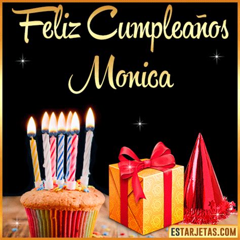 Feliz Cumpleaños Monica Imágenes  Tarjetas Y Mensajes