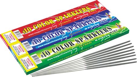 10 Color Sparklers Wire Fireworks Factory