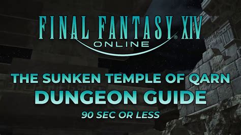 There is also a lot of treasure in this. Final Fantasy XIV - A Realm Reborn - The Sunken Temple of Qarn - YouTube