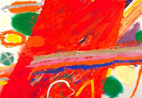 Albert Irvin Empress 1982 Abstract Art Painting Abstract