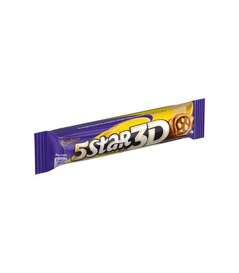Cadbury 5 Star 3d Chocolate Bar 45 Gm