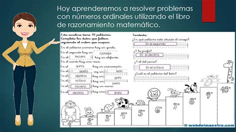 Resolvemos Problemas Con Numeros Ordinales Youtube