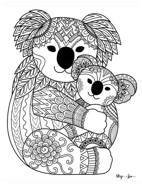 Koala Coloring Pages Skip To My Lou