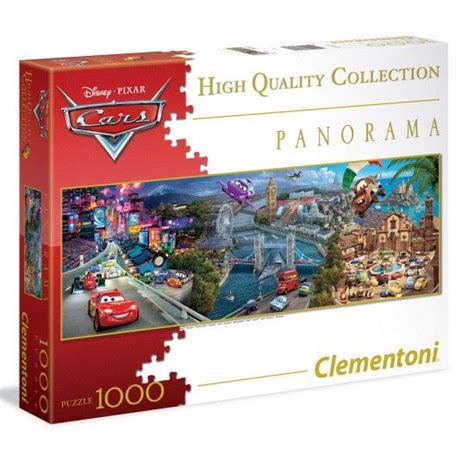 Puzzle 1000 Pièces Panoramique Cars Clementoni 39348 Puzzle Shop