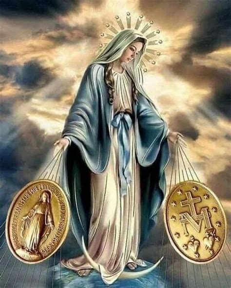Nuestra Señora De La Medalla Milagrosa Protégenos Mother Mary