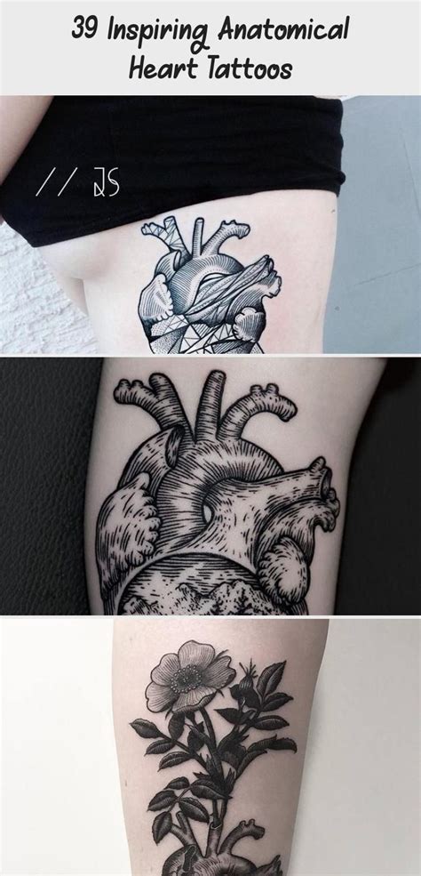 39 Inspiring Anatomical Heart Tattoos Tattoo Blog Heart Tattoo