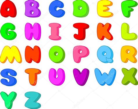 Fonte Engraçada Dos Desenhos Animados Letras à Z Cartoon Font