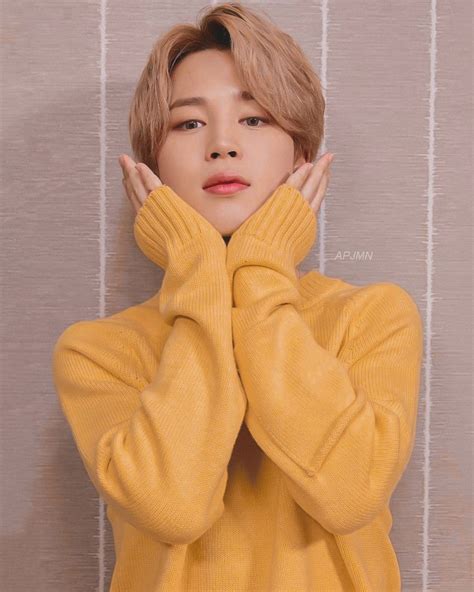 ً On Twitter Park Jimin Looks So Soft And Pretty In Yellow Busan