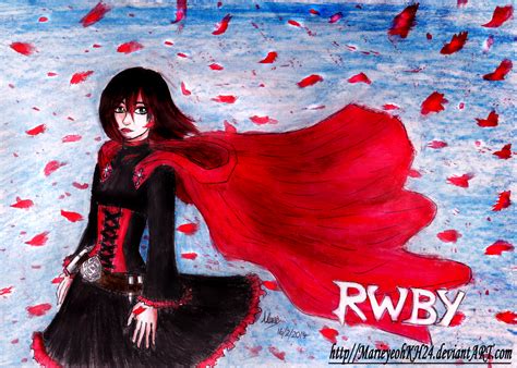 Rwby Red Like Roses By Marieyeohkh24 On Deviantart