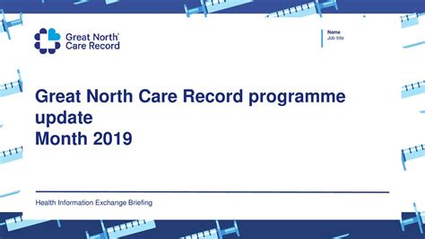 Great North Care Record Programme Update Month Ppt Download