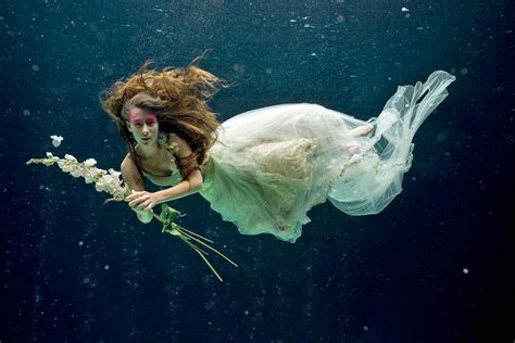 Underwater Fashion Photographed With Basia Zarzyckas Amazing Creations