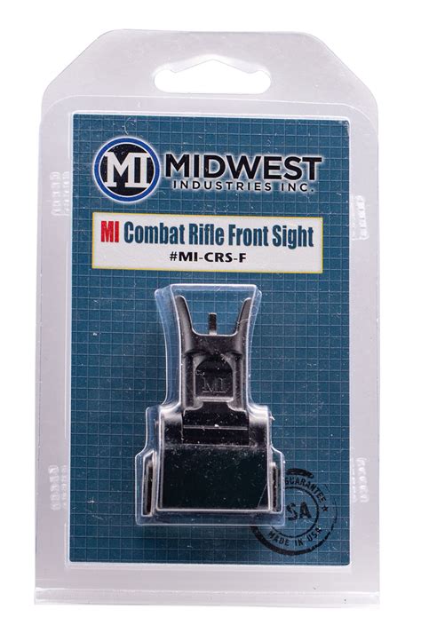 Midwest Industries Micrsf Combat Rifle Flip Front Sight Black For Ar 15