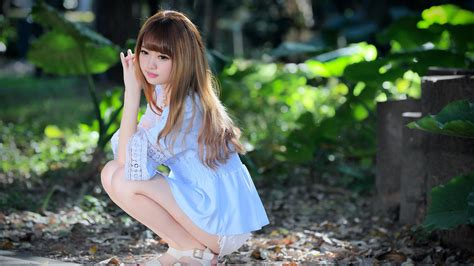 Asian Tiny Long Haired Blonde Teen Girl Wallpaper 5034 2560x1440 Wallpaper Juicy Wallpapers