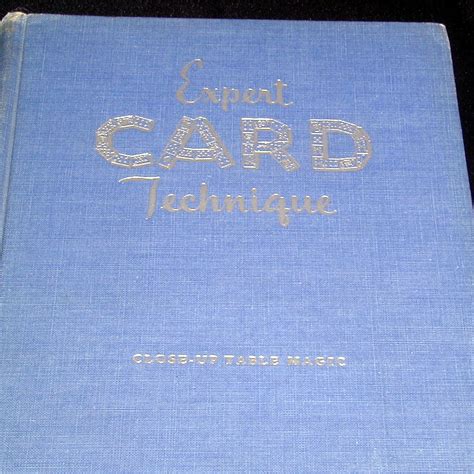 A surer mastery of technique. Expert Card Technique by Jean Hugard, Frederick Braue - Martin's Magic Collection
