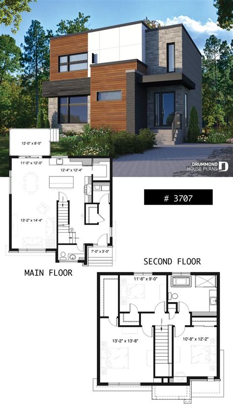 Modern Small Two Story House Plans Bungalow House Design Modern