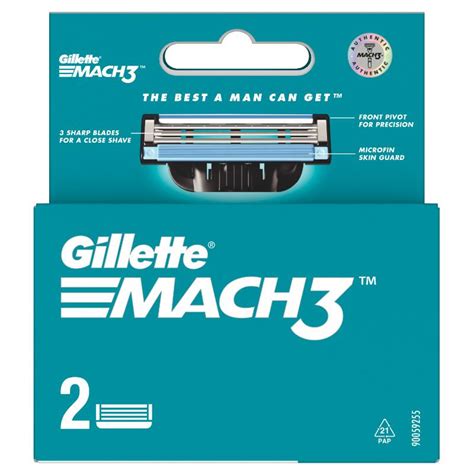 gillette mach 3 manual shaving razor blades cartridge 2s pack buy gillette mach 3 manual