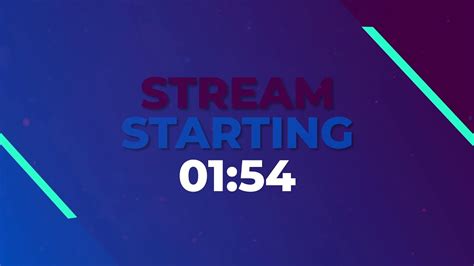 Stream Starting Intro Countdown Free Template Download Youtube
