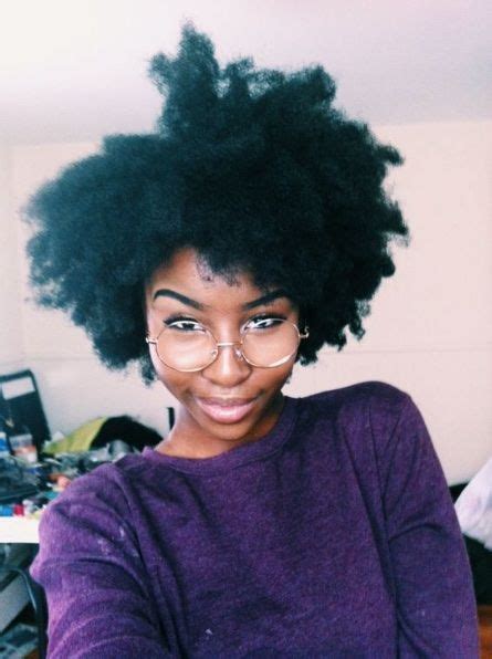 Natural Afro Hairstyles For Black Women To Wear Natural Afro