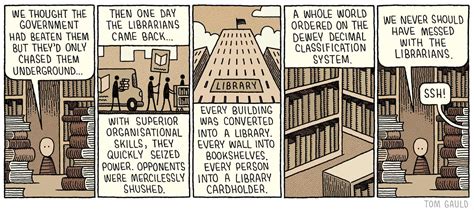 Tom Gauld Library Humor Librarian Humor Librarian