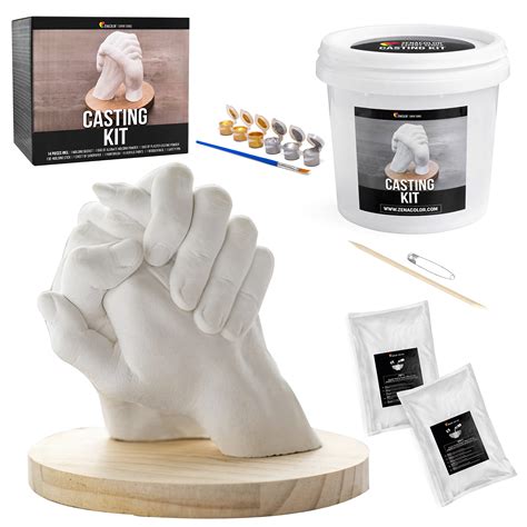 Complete Hand Casting Kit For Couples For Her Diy Kits For Adults Casting Kit With
