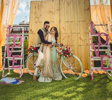 Wedding Prop Idea Selfie Stand Bride Groom Indian Wedding Wedding Photo Booth Wedding