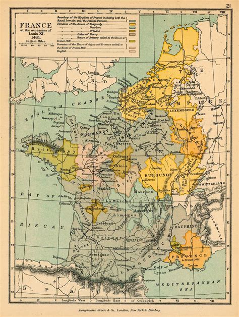 Historical Maps Of France