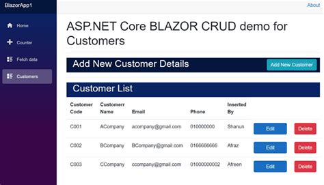 Create Crud App With Asp Net Core Blazor Webassembly Web Api Vscode Riset Riset