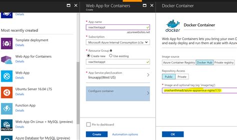 How do i get in touch with customer service? Running React App in Azure App Service Linux with ...