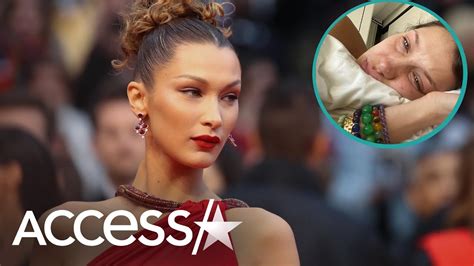 bella hadid shares crying selfies and opens up about her anxiety youtube