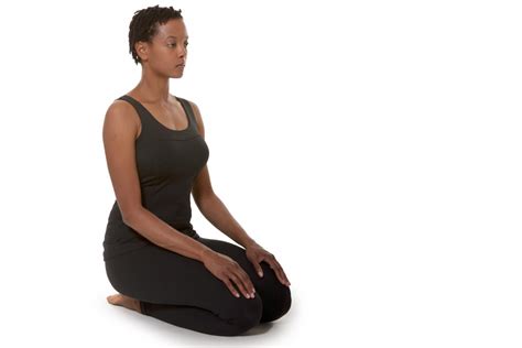 Kneeling Pose Vajrasana Or Bhujrasana Dituro Productions Llc