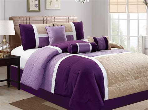 Purple Comforter Set King How To Blog