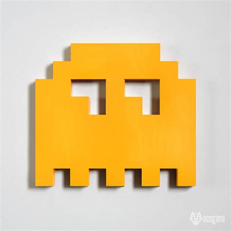 Make Your Own Papercraft Space Invaders By Ecogami