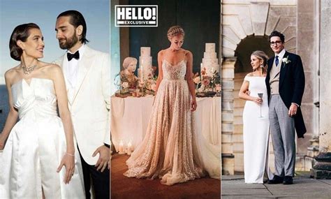 the most beautiful celebrity wedding dresses of 2019 so far — hello celebrity wedding dresses