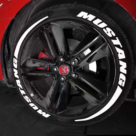 26 Letters Customized Car Tire Wheel Sticker Car Tuning Universal 3d