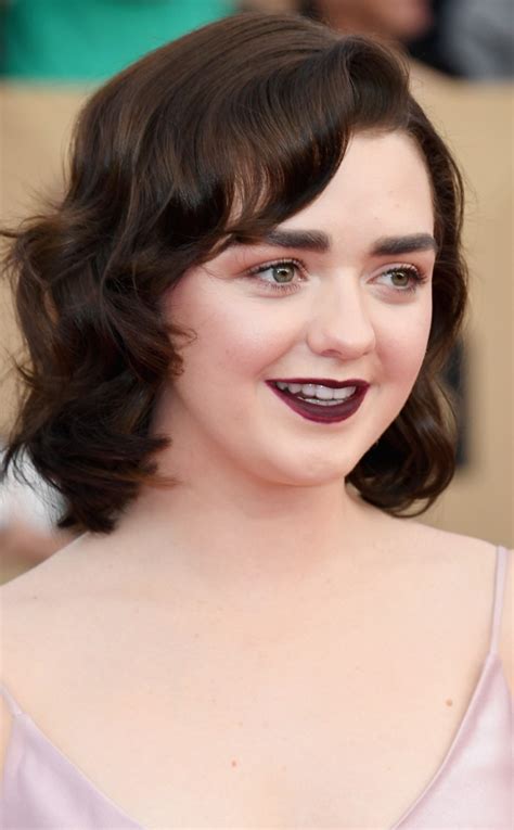 Maisie Williams From Best Lip Colors At The 2017 Sag Awards E News