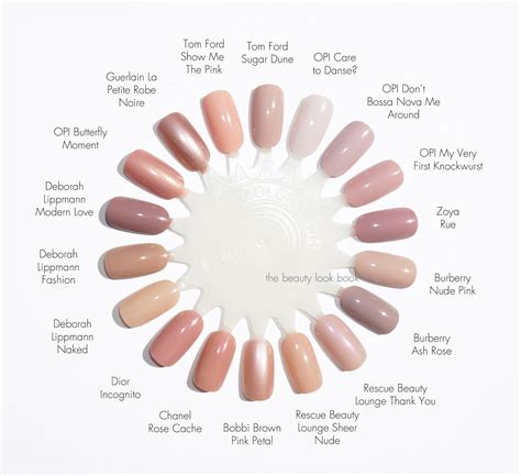 Beauty Look Book Favorite Nude Pink Nail Polishes The Beauty Look