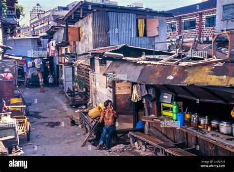 Slum Housing And Shanty Town In Tondo Central Manila Philippines