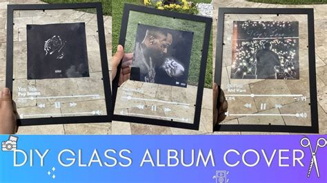 Diy Glass Album Cover 🎶 Easy And Cheap Youtube