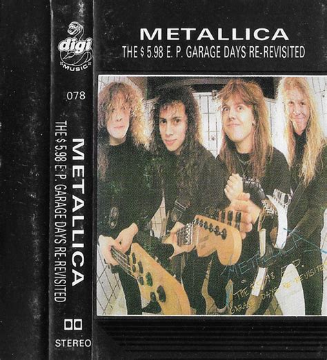 Metallica The 598 Ep Garage Days Re Revisited Cassette Discogs