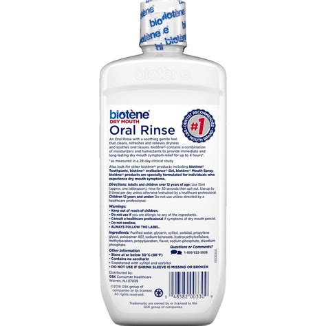 Biotene Dry Mouth Oral Rinse Fresh Mint 16 Oz Buy Online In United