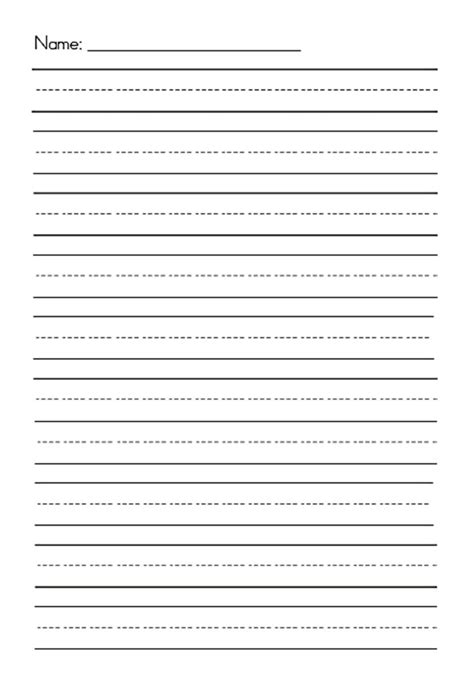 Writing Paper | Paper template free, Paper template, Lined paper for kids