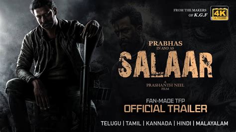 Salaar Trailer Release Date Prabhas Prashanth Neel Actioner S Second