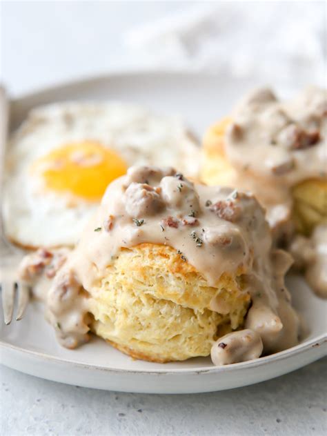 Buttermilk Biscuits With Sausage Gravy Completely Delicious