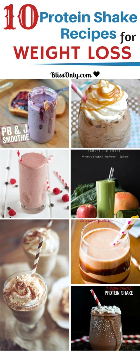 10 Protein Shake Recipes For Weight Loss Blissonly