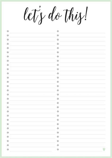 Free Printables To Help You Get Organized To Do Lists Printable Planner Printables Free